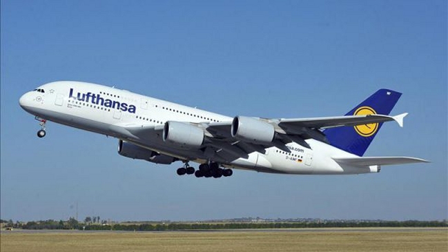 Lufthansa canceló cerca de 1.350 vuelos por huelga de sus pilotos
