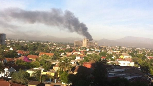 Incendio se registra en Pedro Aguirre Cerda