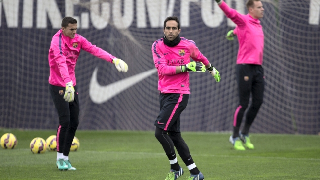 Claudio Bravo no fue citado en Barcelona para duelo por Copa del Rey