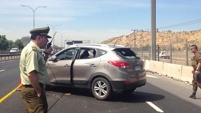 Persecución terminó con carabinero atropellado y delincuente baleado en la cabeza