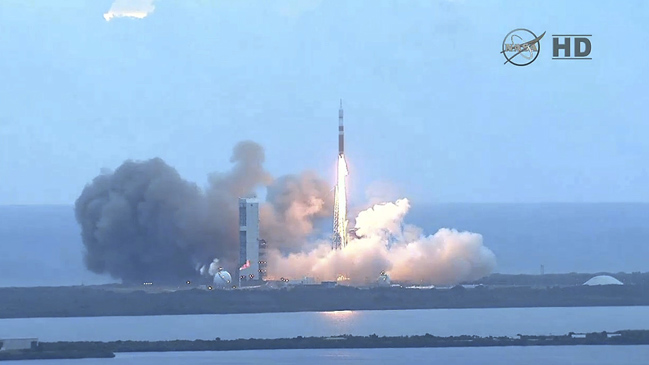 NASA lanzó cápsula Orión luego de fallido intento