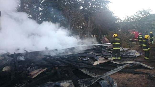 Incendio destruyó casa patronal en comunidad de Temucuicui
