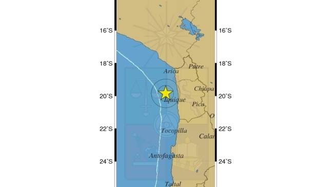 Sismo de 5,4 Richter sacudió al norte del país
