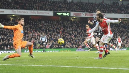Arsenal de Alexis Sánchez festejó en la goleada ante Newcastle