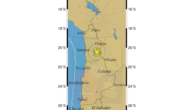 Sismo de 4,7 Richter afectó a tres regiones del norte del país
