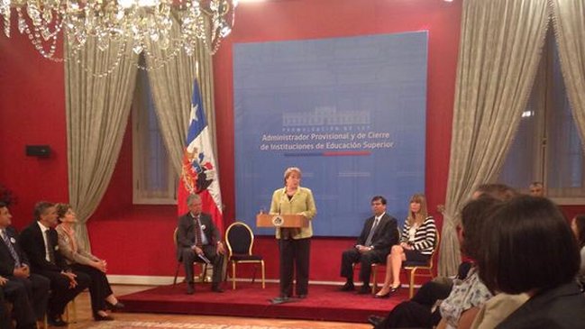 Presidenta Bachelet promulgó creación de administrador provisional