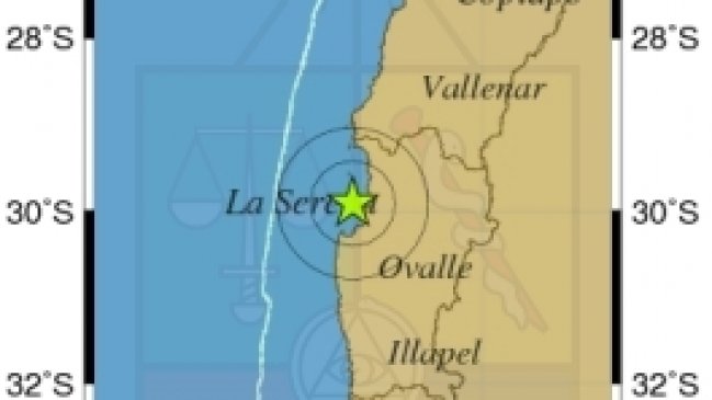 Sismo leve afectó a la Región de Coquimbo