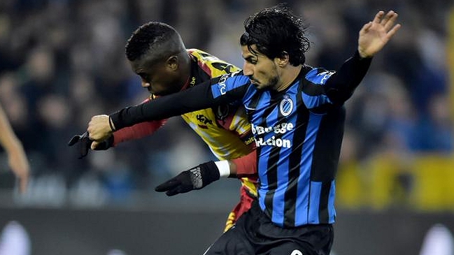 Club Brujas y KV Mechelen igualaron con actuación de Nicolás Castillo