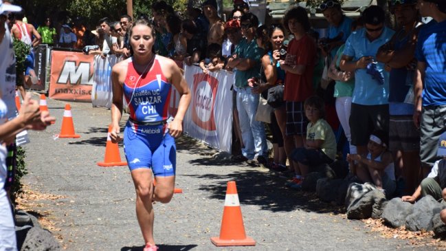 Catalina Salazar ganó el Nacional Selectivo de Triatlón