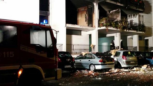 Explosión en edificio de Roma deja un muerto y 14 heridos