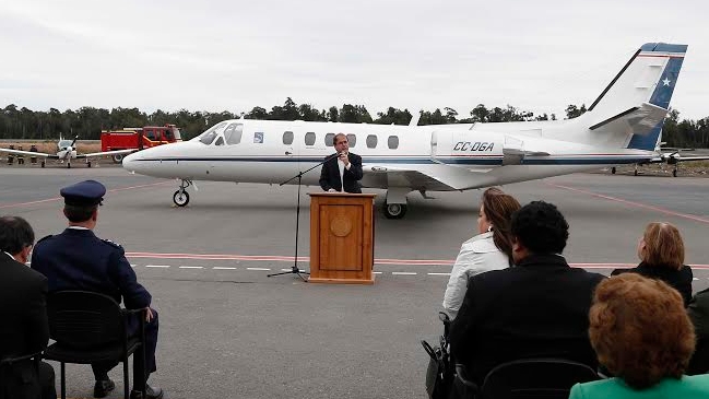 Autoridades inauguraron el nuevo aeródromo de Chaitén