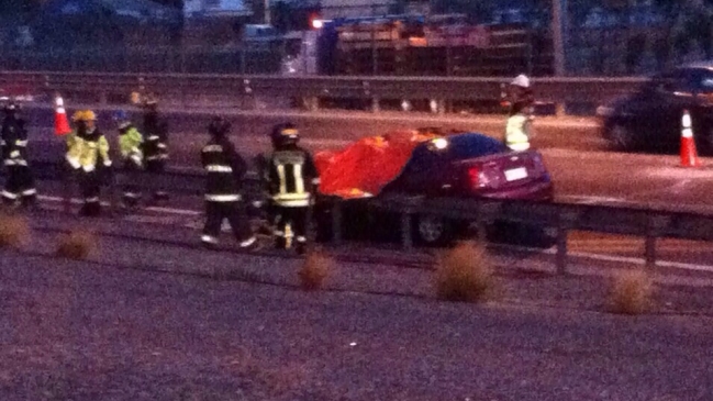 Conductor falleció en accidente de tránsito en autopista Vespucio Sur