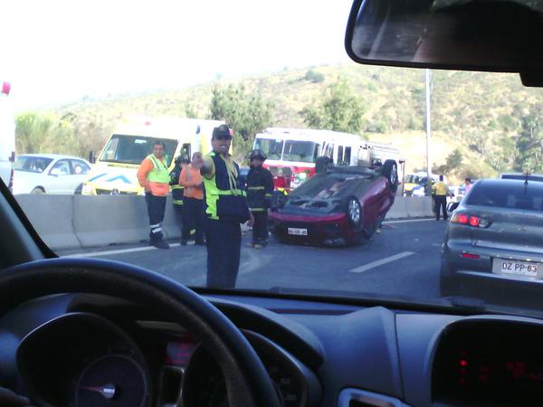 Congestión en la Ruta Las Palmas por serie de accidentes