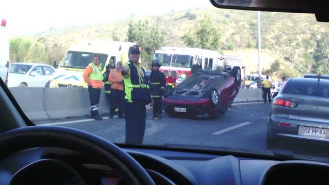 Congestión en la Ruta Las Palmas por serie de accidentes