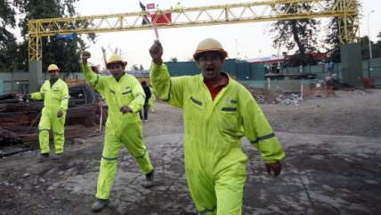   La protesta de trabajadores de la Línea 3 del Metro 