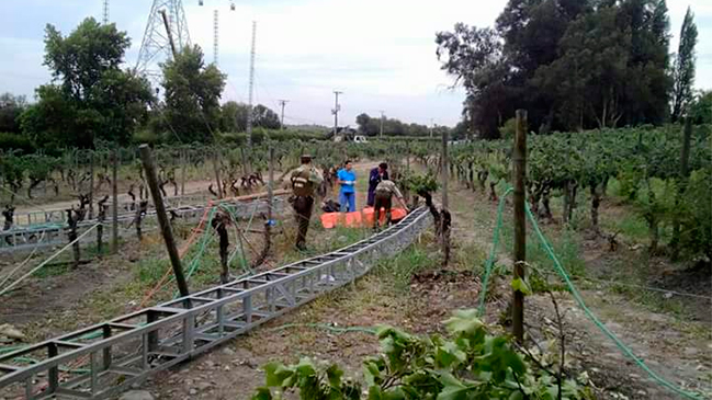 Accidente laboral dejó dos muertos en Buin