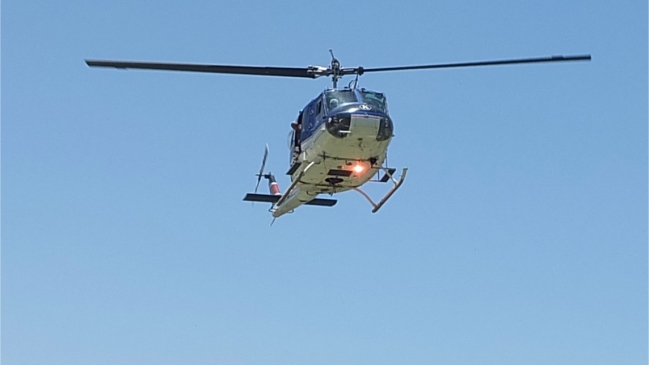 Operativo por desaparición de helicóptero en zona precordillerana del Biobío