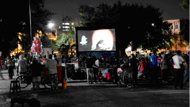Cine familiar se tomará las plazas de la comuna de Santiago