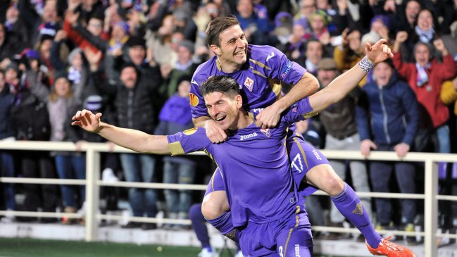 Fiorentina e Inter de Milán avanzaron a octavos de final de la Europa League