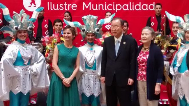 Ban Ki-Moon fue nombrado como como huésped ilustre de Santiago