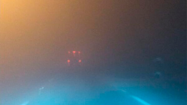 Puerto Montt: Escasa visibilidad obliga al cierre de Ruta 5 Sur