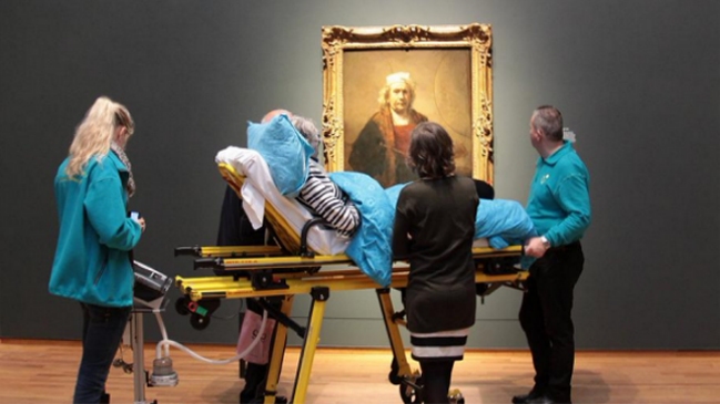Enferma terminal pidió ir a exposición de Rembrandt antes de morir