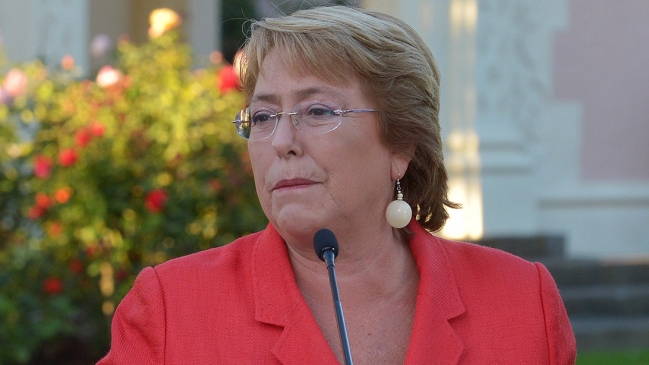 Bachelet y formalizaciones del caso Penta: Demuestra que las instituciones funcionan
