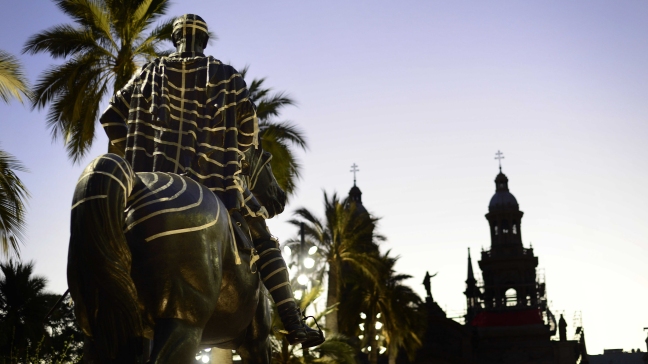 Hasta este viernes se extenderá intervención de monumentos en Santiago