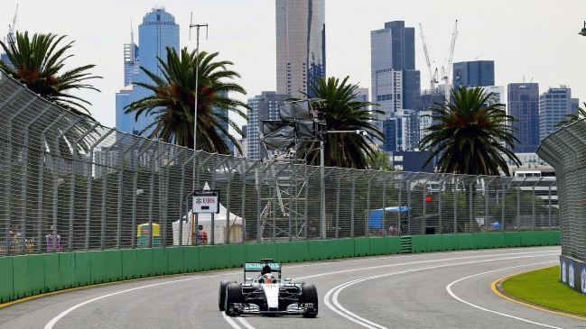 La grilla de salida del Gran Premio de Australia de la Fórmula 1