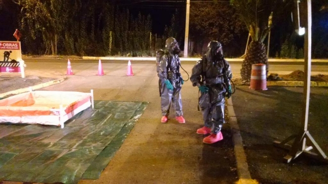 Intoxicación masiva por vapor refrigerante en Pirque