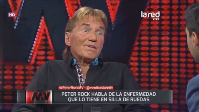 Peter Rock apareció en televisión y fue alabado en Twitter
