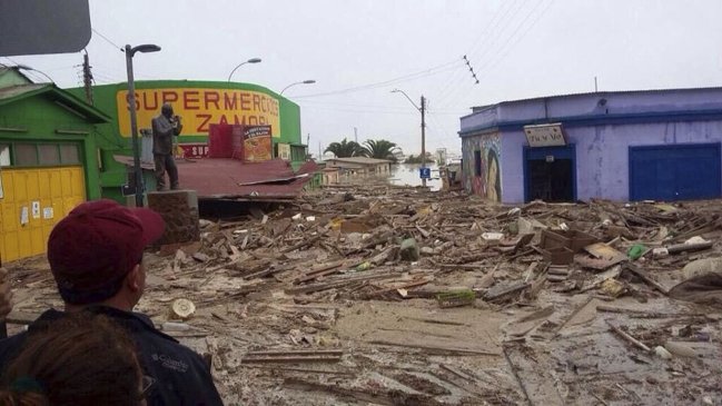 Onemi reportó 18 puntos críticos en el norte por precipitaciones