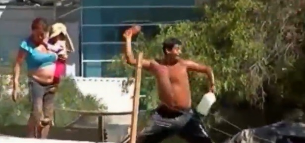 Copiapó: Hombre amenazó con quemarse a lo bonzo con su mujer e hija de dos años