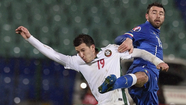 Italia salvó un luchado empate ante Bulgaria en las Clasificatorias a la Eurocopa 2016