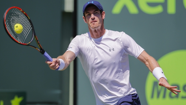 Murray llegó a 500 triunfos en su carrera y avanzó a cuartos de final en Miami