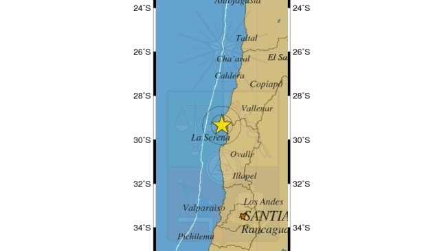Sismo de mediana intensidad despertó a las regiones de Atacama y Coquimbo