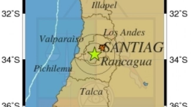 Sismo leve afectó a la Región de Valparaíso