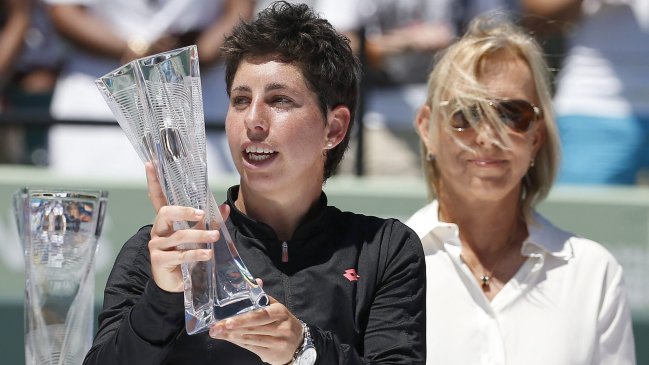 La española Carla Suárez Navarro ingresó por primera vez al top ten en la WTA