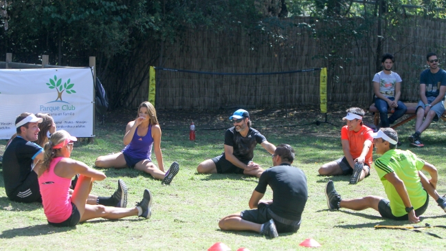 Team Adidas realizó último entrenamiento antes del Maratón de Santiago
