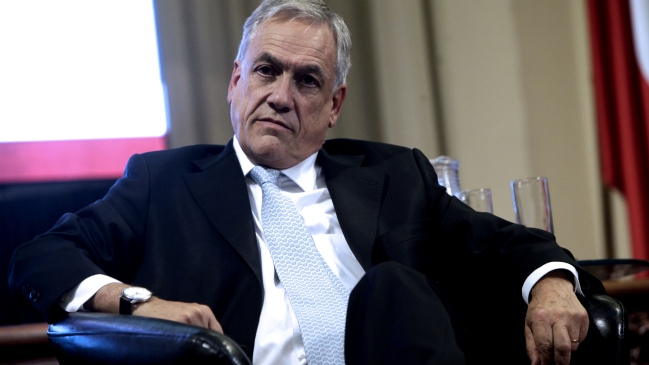 Ex Presidente Piñera acusó una 