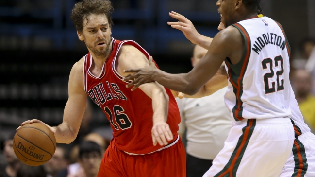 Pau Gasol brilló en remontada de los Bulls ante Miami