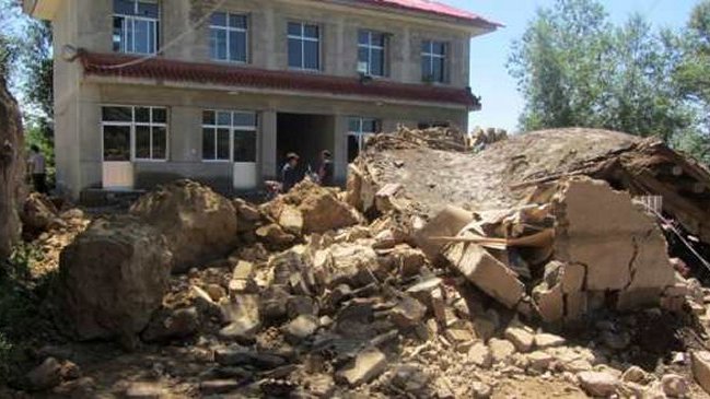 Un muerto tras dos temblores casi simultáneos en norte y noroeste de China