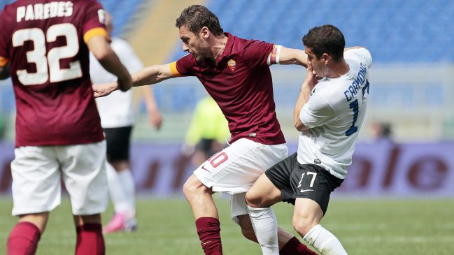 Carlos Carmona jugó todo el partido en igualdad de Atalanta ante AS Roma