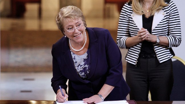 Bachelet y agenda de probidad: 