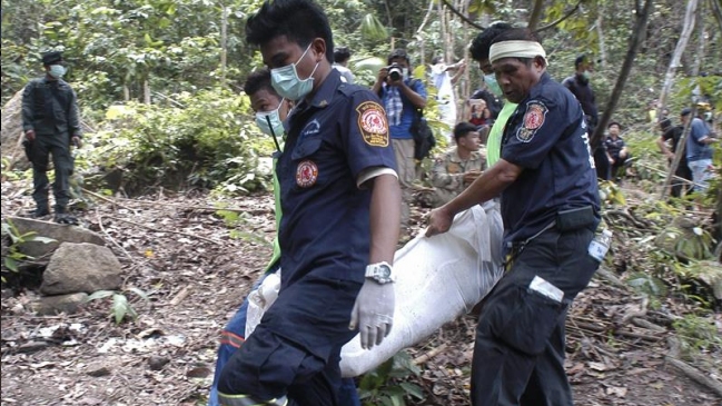 Autoridades encontraron 26 cadáveres en campo de refugiados clandestino de Tailandia
