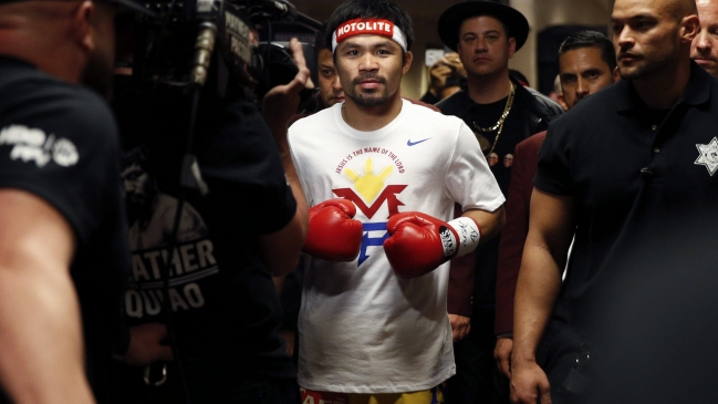 Asesor aseguró que Pacquiao no ocultó lesión en combate con Mayweather