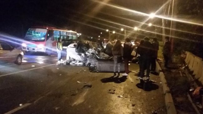 Dos fallecidos por accidente de tránsito en Viña del Mar