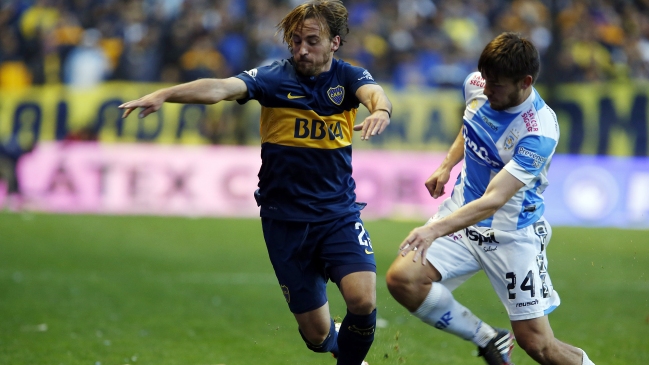 José Pedro Fuenzalida jugó en empate de Boca Juniors con Independiente