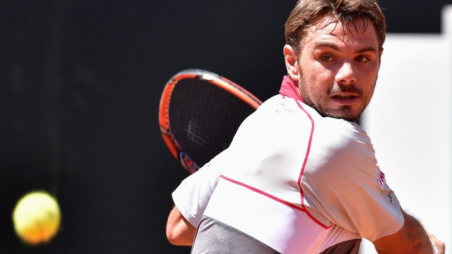 Stan Wawrinka eliminó a Juan Mónaco en Roma tras reñido partido