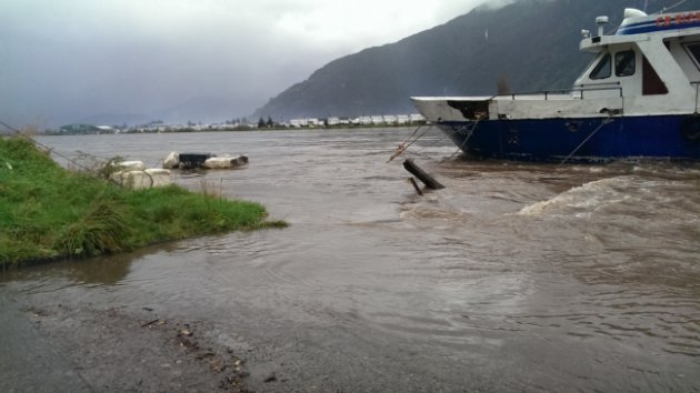 Fuertes lluvias afectan a la zona sur del país